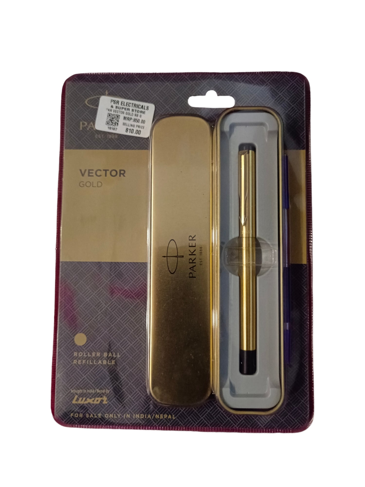 PKR VECTOR GOLD RB GT PKR VECTOR GOLD RB GT
